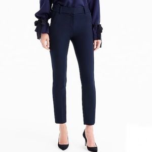 J. CREW Navy Cameron Slim Crop Dress Pant Size 4